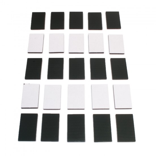 thumbnail image 2 of BEK-FIX Double Sided Foam Number Plate Pads – 9x Oversized 6mm Sticky Pads (UK Made) 2 of 5